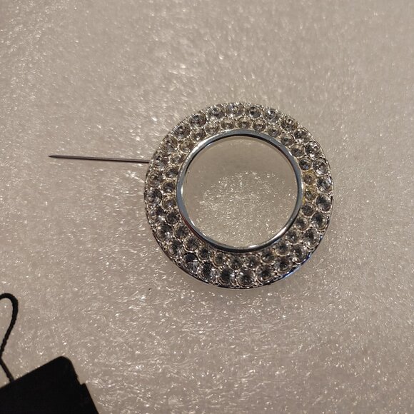 Swarovski (Crystals) Brooch in Silver-tone. Swan signed/stamped. - Picture 11 of 16